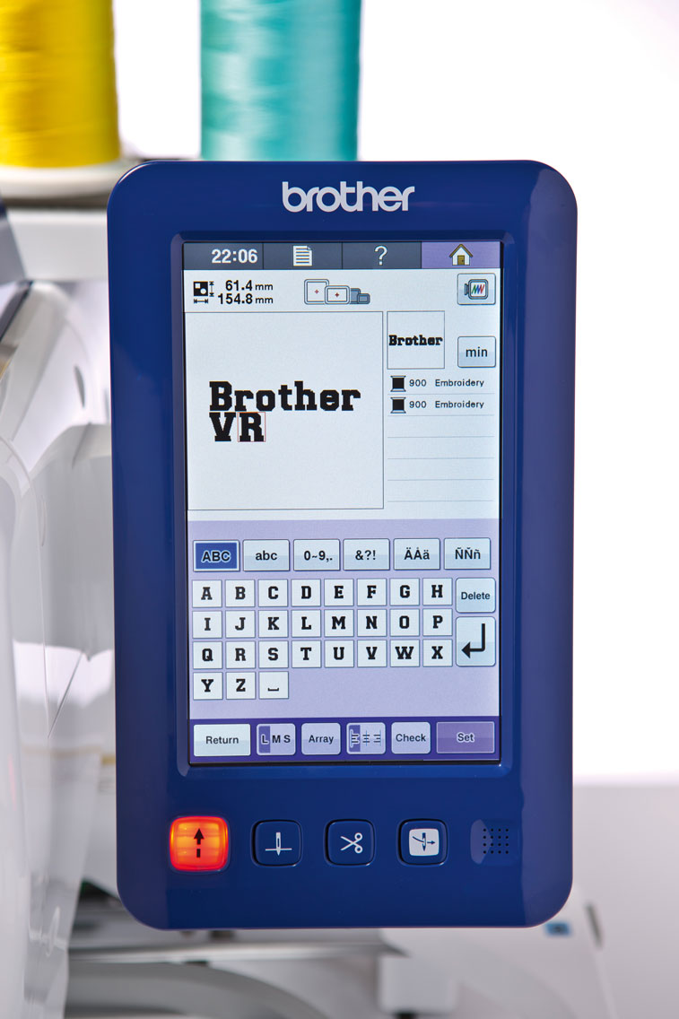 Brother VR 1 Nadel Einkopf Stickmaschine