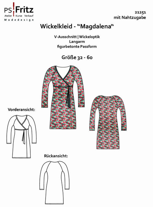 Wickelkleid - Kleid "Magdalena" 21251