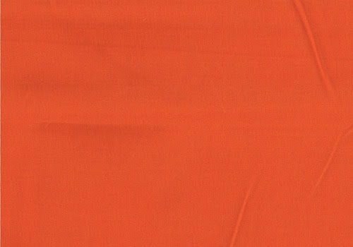 Orangefarbiger Baumwollstoff (uni)