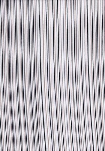 Weißer Baumwolljersey mit schmalen unregelnmäßigen Streifen in Grautönen [Avalana]